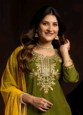 NAAZ - Catalog # 63420 (Set of 6 Readymade Salwar Suits) by Meher