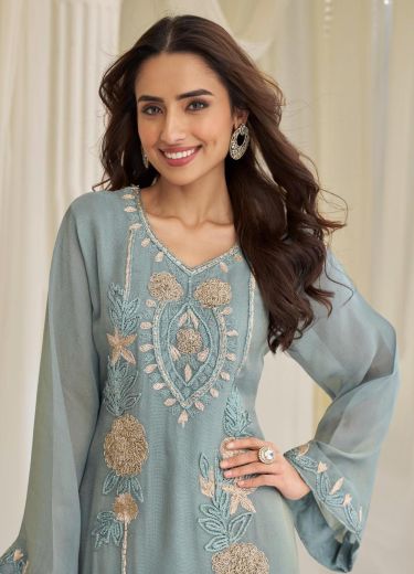 KAJAL - Catalog # 63440 (Set of 5 Readymade Salwar Suits) by Sayuri Designer