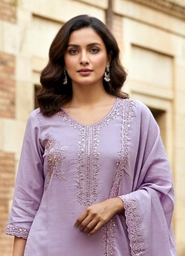 SERIES P63 - Catalog # 63451 (Set of 7 SIZE-SETS [Readymade Salwar Suits]) by Amdavadi Fashion