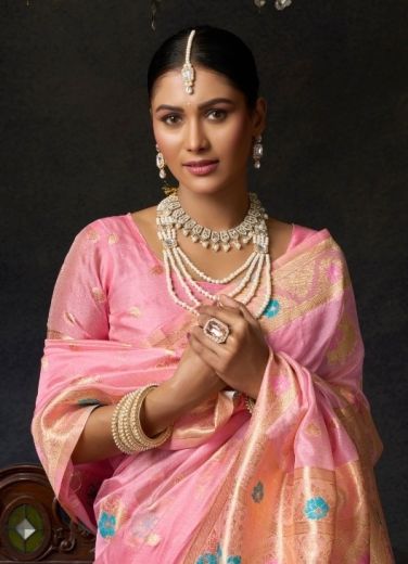 SUNDARI 2 - Catalog # 63460 (Set of 4 Sarees) by Gobuni