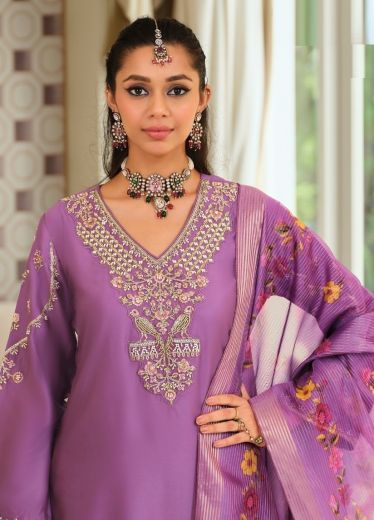 JENNIFER - Catalog # 63483 (Set of 4 Readymade Salwar Suits) by Lily & Lali