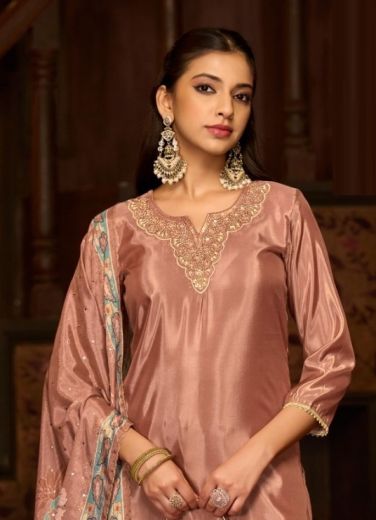 PEARL - Catalog # 63489 (Set of 4 Readymade Salwar Suits) by Rangoon
