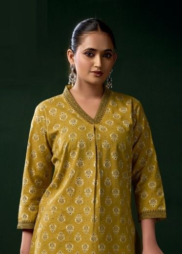 RANGAT - Catalog # 63496 (Set of 6 Tops With Bottoms) by Meher