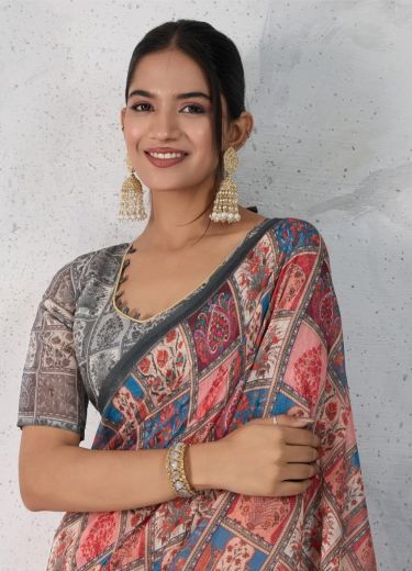 RADHA 2 - Catalog # 63497 (Set of 9 Sarees) by Desi Muse