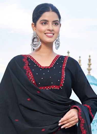 LATIKA - Catalog # 63515 (Set of 4 Readymade Salwar Suits) by Wooglee Fashions
