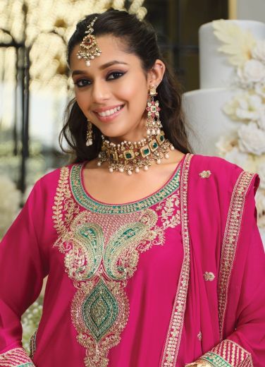 SEJAL - Catalog # 63516 (Set of 3 Readymade Salwar Suits) by Eba Lifestyle