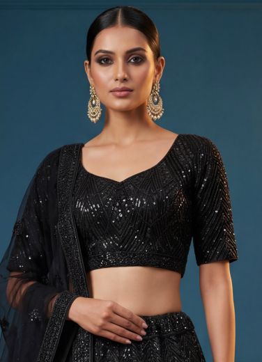 SERIES 2962 - Catalog # 63521 (Set of 2 Semi-Stitched Lehengas) by Raw Lemon