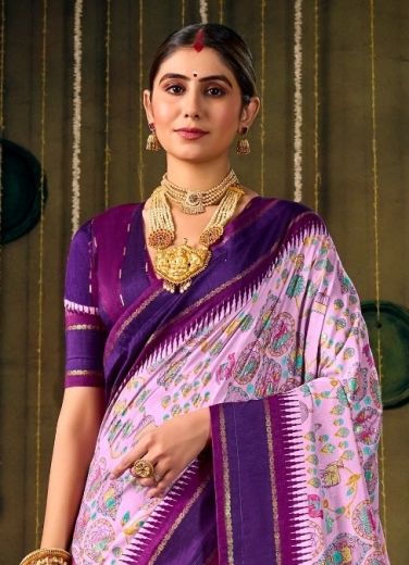 PICHWAI SILK - Catalog # 63531 (Set of 8 Sarees) by Shubh Shree