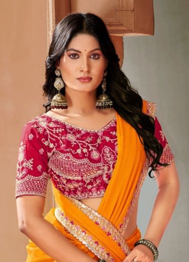 AMAIRA 7 - Catalog # 63537 (Set of 6 Sarees) by Vipul Fashions
