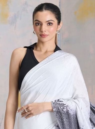 HEXAGON PRINTS - Catalog # 63563 (Set of 3 Sarees) by Semad Styles