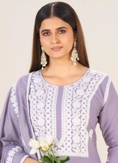 RUKSHAR - Catalog # 63573 (Set of 4 Readymade Salwar Suits) by Blue Hills