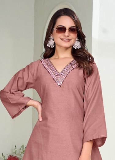 DHABU COTTON CO-ORD SET R28 - Catalog # 63592 (Set of 4 SIZE-SETS [Tops With Bottoms]) by Tentmen Clothing