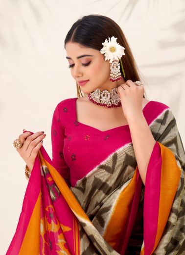 ZIGZAG - TRISHA - Catalog # 63612 (Set of 4 Sarees) by Semad Styles