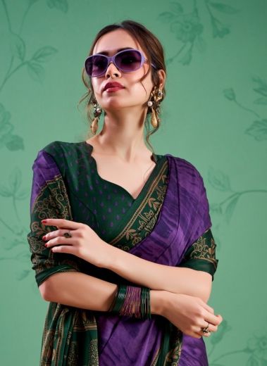 ZARIA - Catalog # 63616 (Set of 4 Sarees) by Semad Styles