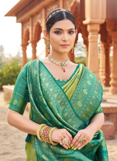 SHUBHARAMBH - Catalog # 63628 (Set of 5 Sarees) by Gobuni
