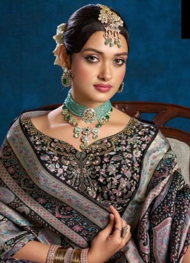 RAAS GARBA - Catalog # 63638 (Set of 9 Sarees) by Raw Lemon