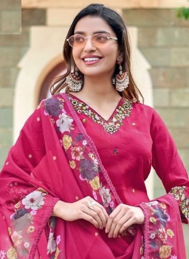 REET - Catalog # 63666 (Set of 4 Readymade Salwar Suits) by Kadlee Fashion