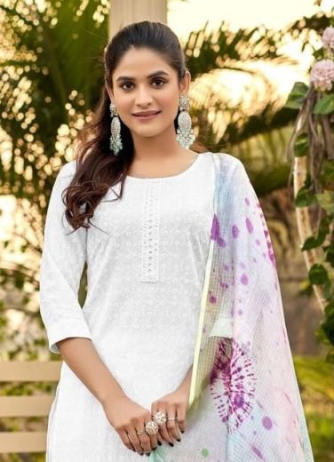 HOLI RANGOTSAV - Catalog # 63672 (Set of 8 Readymade Salwar Suits) by Desi Muse