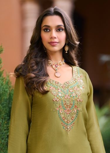 JASLEEN - Catalog # 63695 (Set of 4 Tops With Bottoms) by Lily & Lali
