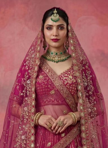 SERIES 2956 - Catalog # 63739 (Set of 2 Semi-Stitched Lehengas) by Raw Lemon
