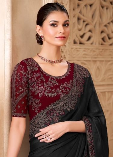 COLORS OF 32018 - Catalog # 63756 (Set of 6 Sarees) by The Fashion Hub