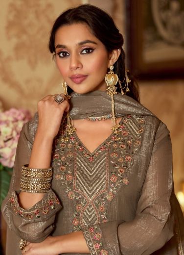 GULNAR - Catalog # 63759 (Set of 4 Readymade Salwar Suits) by Lily & Lali