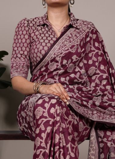 SERIES 8004 - Catalog # 63763 (Set of 6 Sarees) by Semad Styles