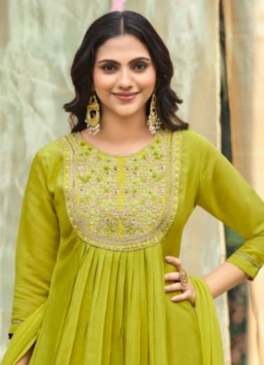 NOOR - Catalog # 63766 (Set of 6 Readymade Salwar Suits) by Ossm Ahmedabad