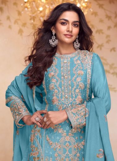 NAZAKAT - Catalog # 63804 (Set of 3 Readymade Salwar Suits) by Gulkayra Designer