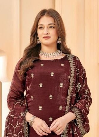 HARLEEN - Catalog # 63840 (Set of 8 Readymade Salwar Suits) by Amdavadi Fashion