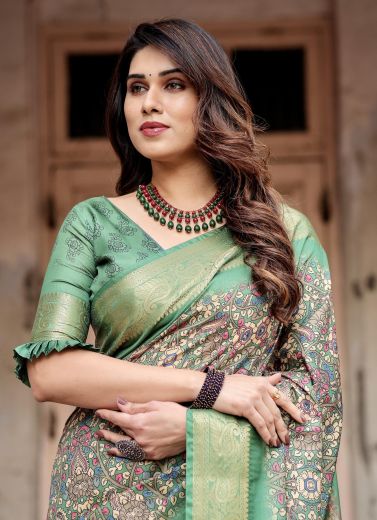 VARSHA 1081 - Catalog # 63843 (Set of 10 Sarees) by Semad Styles