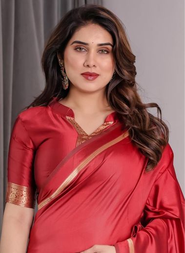BANARASI JACQUARD 4 - Catalog # 63853 (Set of 6 Sarees) by Semad Styles