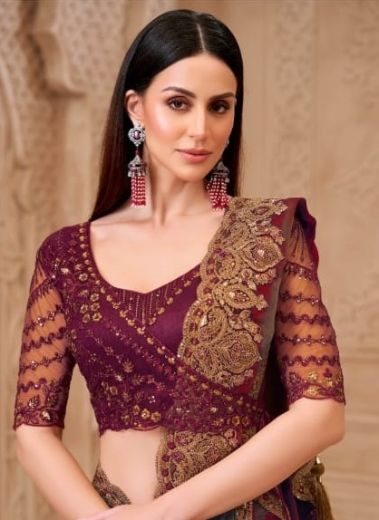 COLORS OF 32015 - Catalog # 63857 (Set of 6 Sarees) by The Fashion Hub