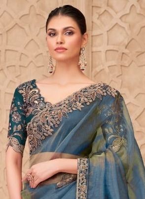COLORS OF 32017 - Catalog # 63860 (Set of 6 Sarees) by The Fashion Hub