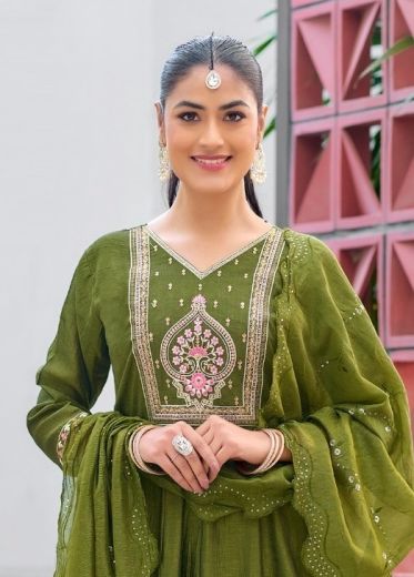 KASHVI 4 - Catalog # 63872 (Set of 8 Readymade Salwar Suits) by Passion Tree