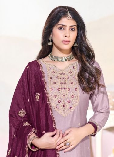 ARUNIKA - Catalog # 63877 (Set of 12 Readymade Salwar Suits) by Desi Muse