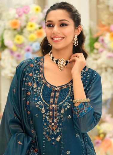 AAROHI - Catalog # 63889 (Set of 3 Readymade Salwar Suits) by Eba Lifestyle