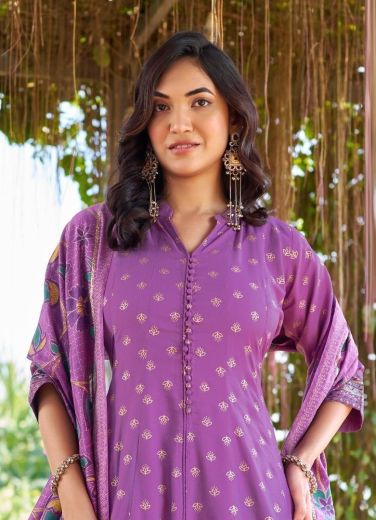 SAMANTHA - Catalog # 63890 (Set of 4 Readymade Salwar Suits) by Blue Hills