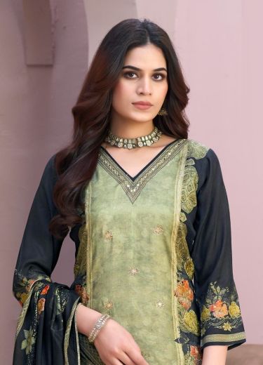 NAGMA - Catalog # 63892 (Set of 4 Readymade Salwar Suits) by Rangoon