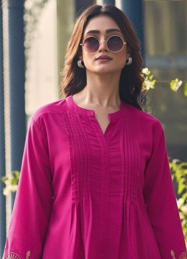 ADAA 7 - Catalog # 63894 (Set of 5 Readymade Women's Kurtis / Tops) by Blue Hills