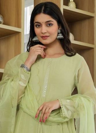 SERIES 1107 - Catalog # 63918 (Set of 2 Readymade Salwar Suits) by Amdavadi Fashion