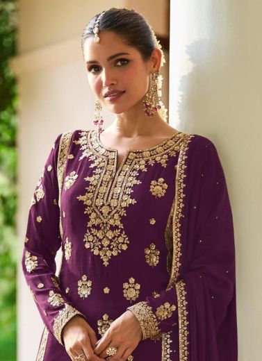 FARIDA - Catalog # 63953 (Set of 4 Readymade Salwar Suits) by Gulkayra Designer