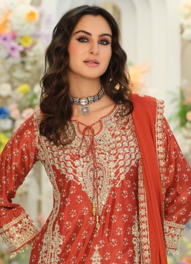 KANCHAN - Catalog # 63954 (Set of 3 Readymade Salwar Suits) by Eba Lifestyle