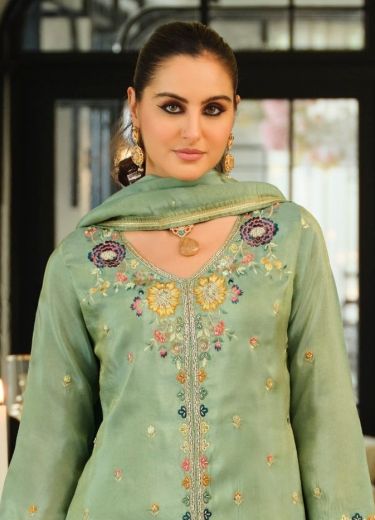 SANVI - Catalog # 63963 (Set of 3 Readymade Salwar Suits) by Eba Lifestyle