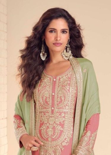 SADIKA - Catalog # 63981 (Set of 3 Readymade Salwar Suits) by Gulkayra Designer