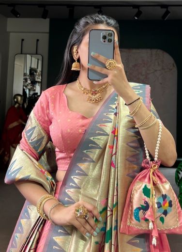 KAMKASHI WITH MATCHING BATUWA - Catalog # 63988 (Set of 4 Semi-Stitched Lehengas) by Raw Lemon