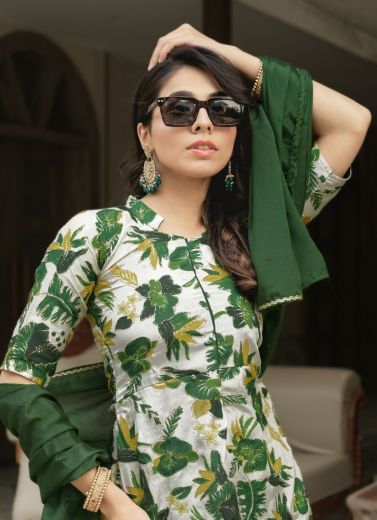 SERIES 8227 - Catalog # 63995 (Set of 2 Readymade Salwar Suits) by Serengeti