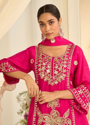 MIRROR COLLECTION 10311 - Catalog # 63999 (Set of 3 Readymade Salwar Suits) by Sayuri Designer