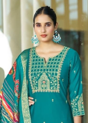 DIANA 2 - Catalog # 64010 (Set of 6 Readymade Salwar Suits) by Woodee Ahmedabad