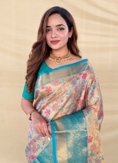SARASWATI - Catalog # 64015 (Set of 5 Sarees) by Semad Styles